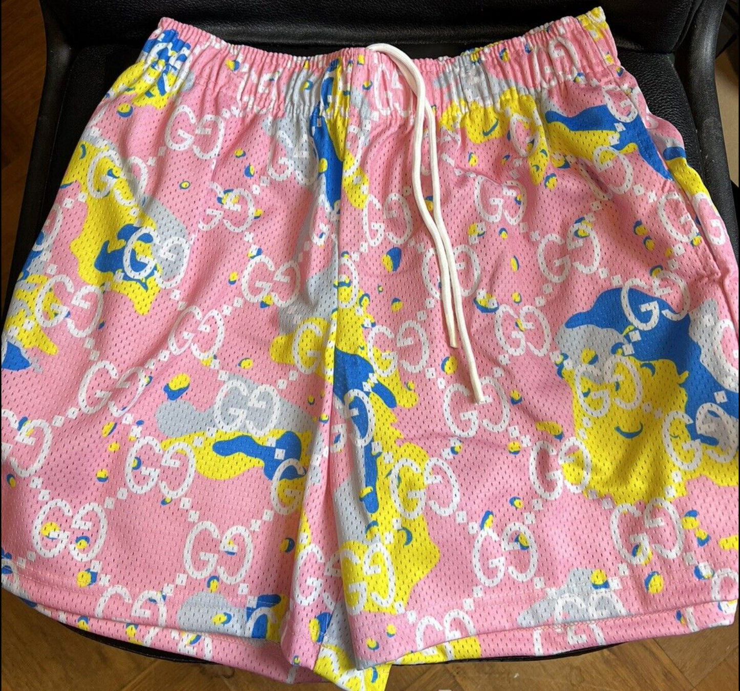 Bravest Studios Pink Cotton Candy Camo Shorts PALISADES