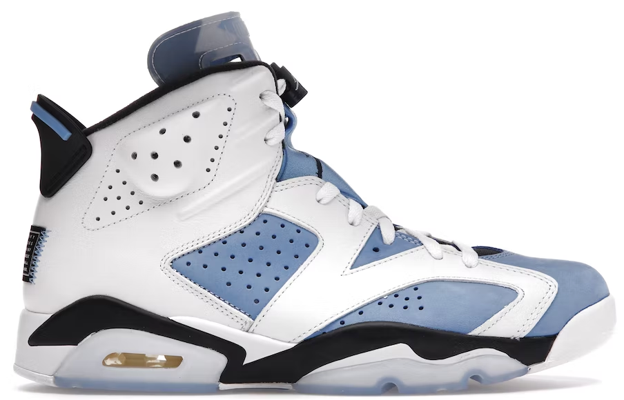 Jordan 6 Retro UNC White PALISADES