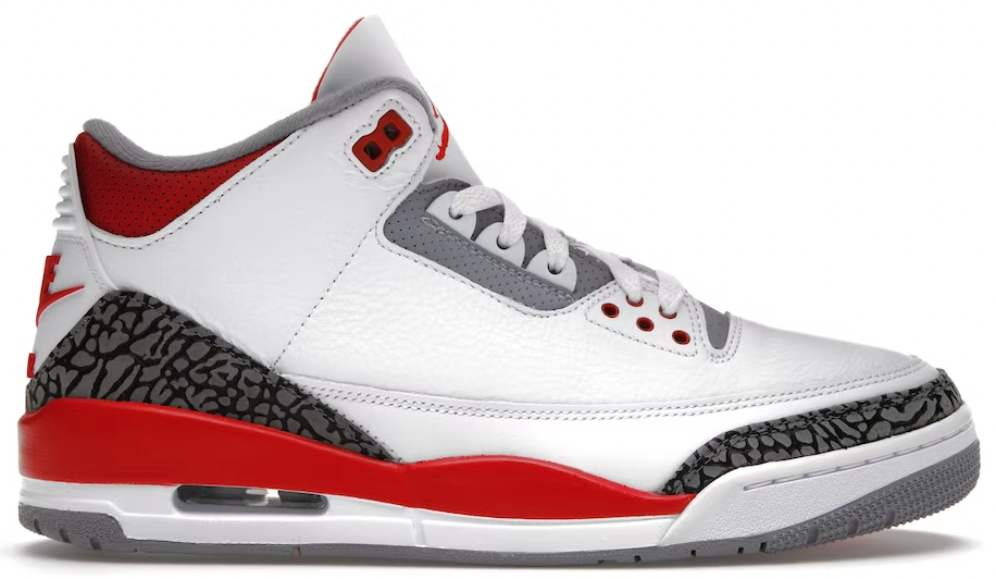 Jordan 3 Retro Fire Red (2022) PALISADES