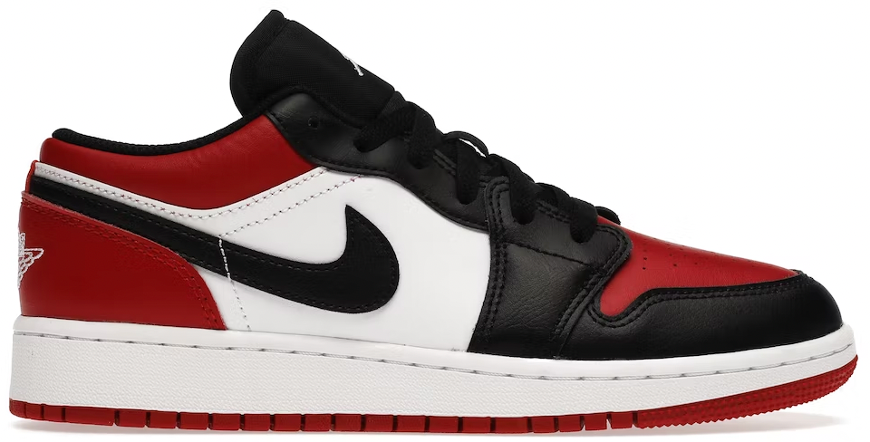 Jordan 1 Low Bred Toe (GS) PALISADES