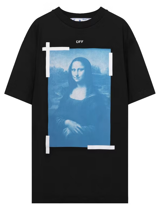 Off-White Mona Lisa Oversized T-shirt Black PALISADES