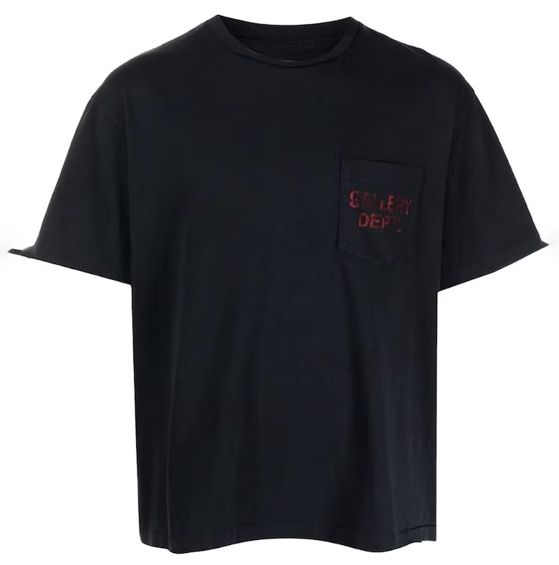 Gallery Dept. Logo Pocket T-Shirt Black PALISADES