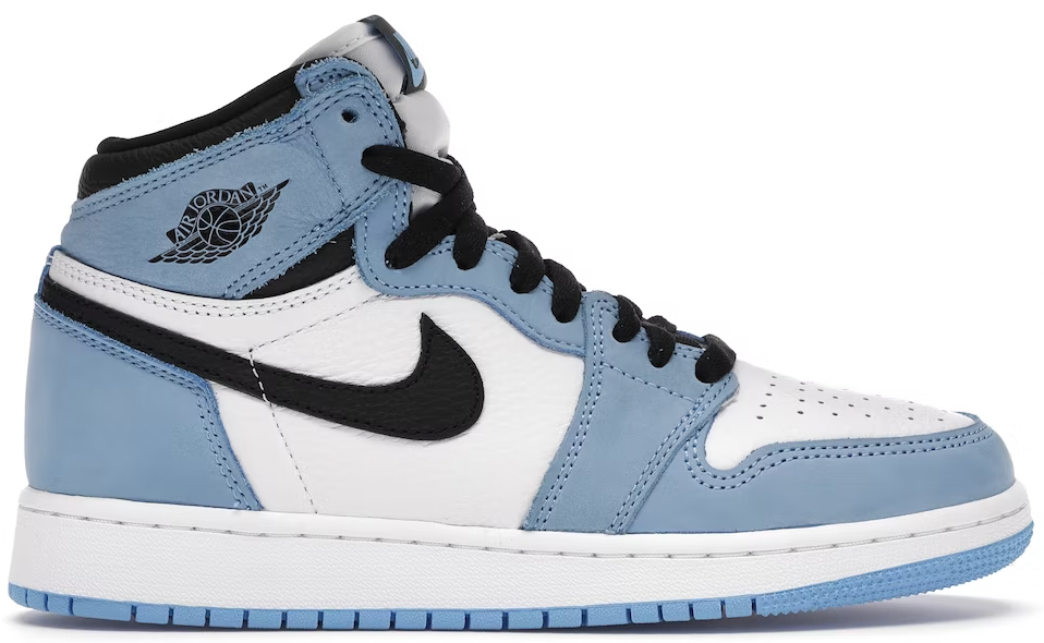 Jordan 1 Retro High White University Blue Black (GS) PALISADES