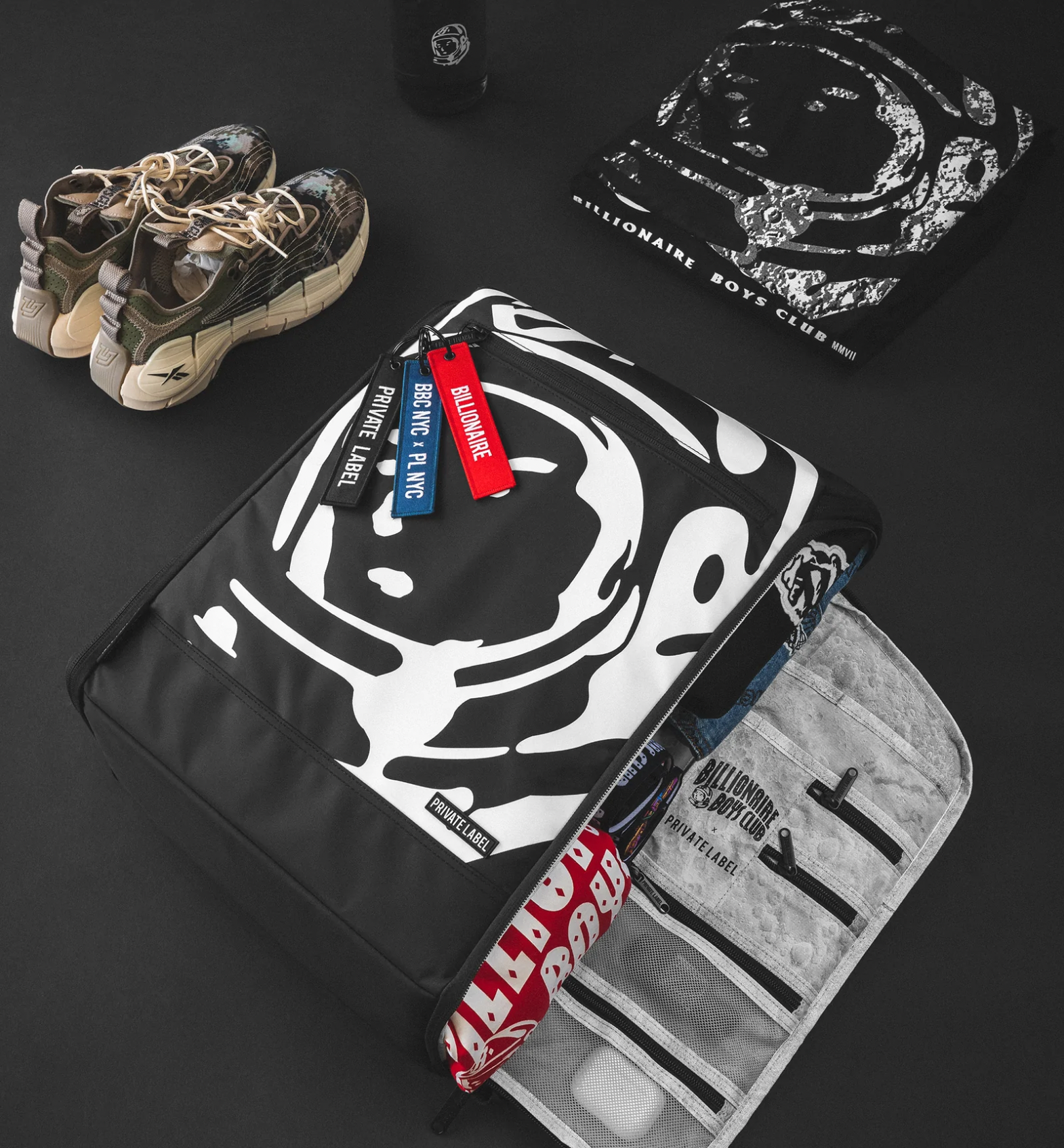 Billionaire Boys Club x Private Label NYC Backpack 3M Reflective