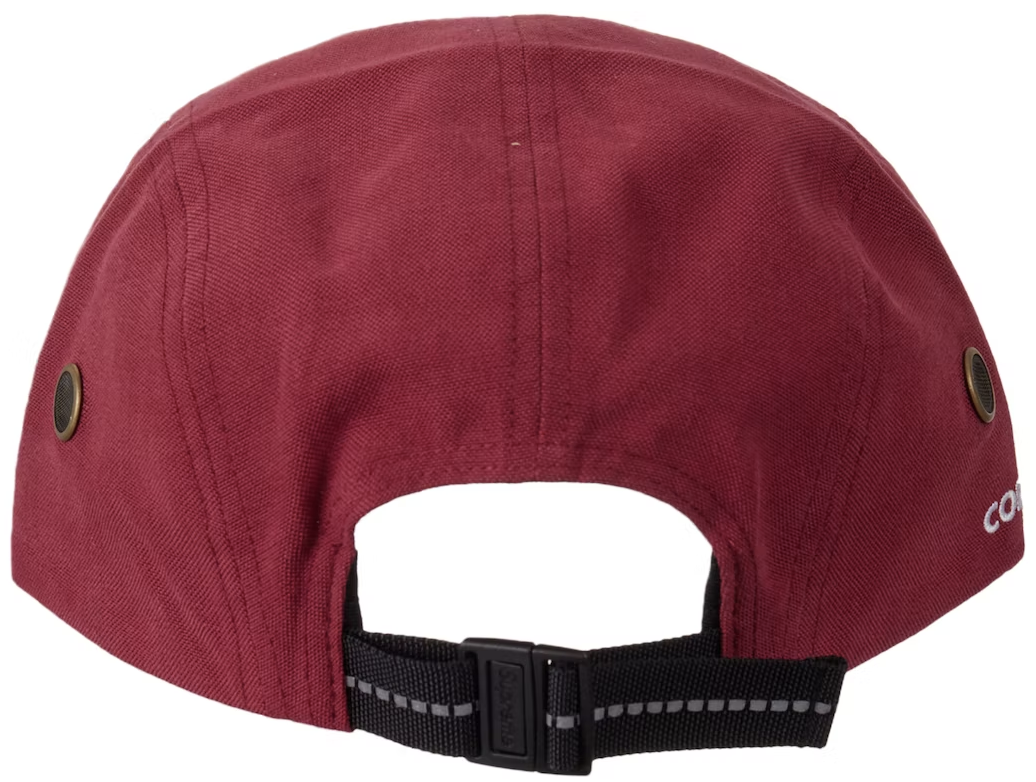 Supreme Brushed Cordura Camp Cap Burgundy PALISADES