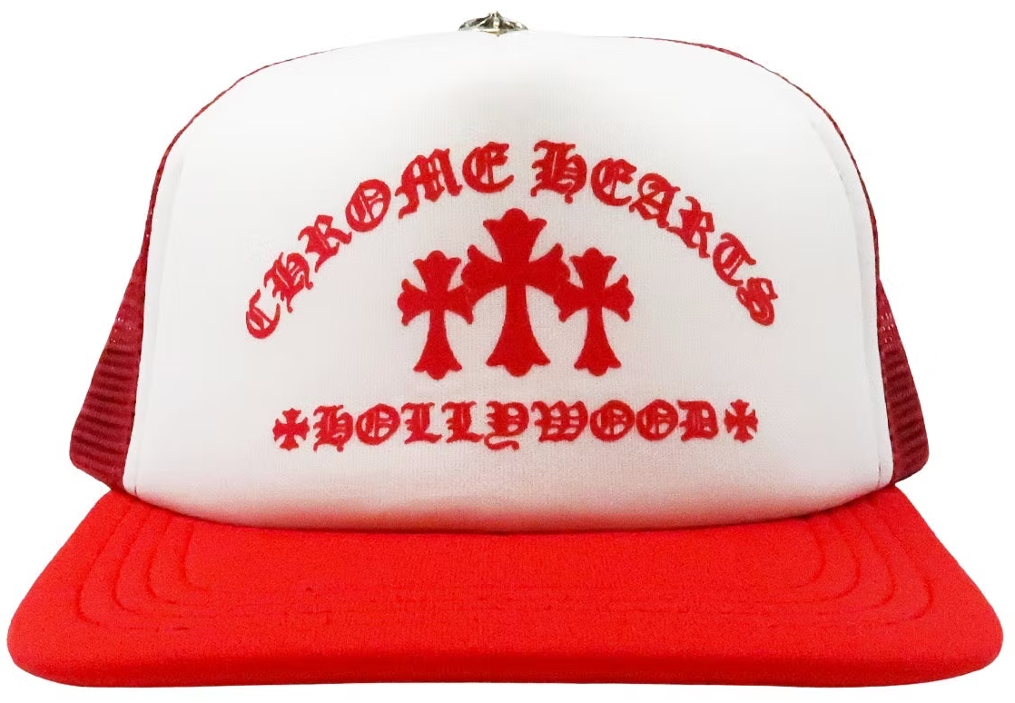 Chrome Hearts King Taco Trucker Hat Red/White PALISADES – Levitate ...