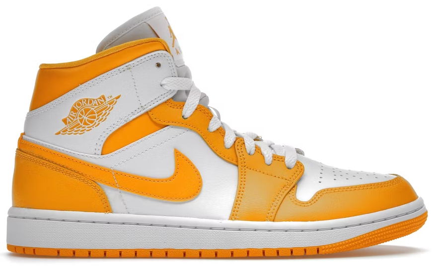 Jordan 1 Mid White University Gold (Women's) PALISADES