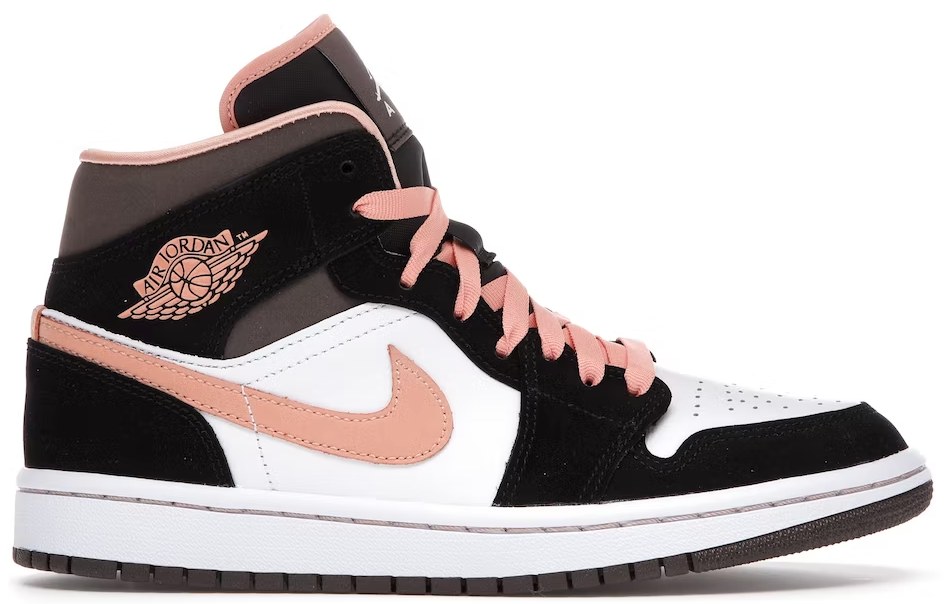 Jordan 1 Mid Peach Mocha (Women's) PALISADES