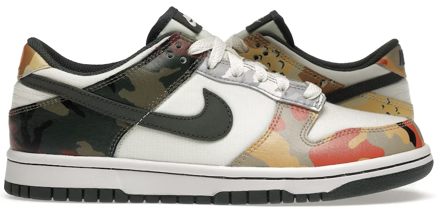 Nike Dunk Low Sail Multi-Camo (GS) PALISADES