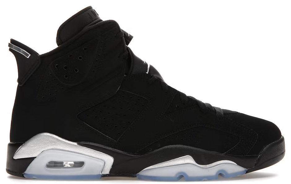 Jordan 6 Retro Chrome Metallic Silver PALISADES