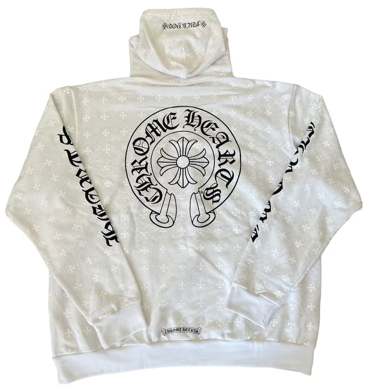 Chrome Hearts Plus Cross Horseshoe Hoodie White PALISADES – Levitate  Sneaker Boutique