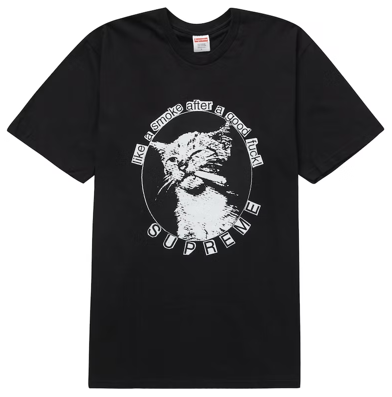 Supreme Smoke Tee (SS23) Black PALISADES