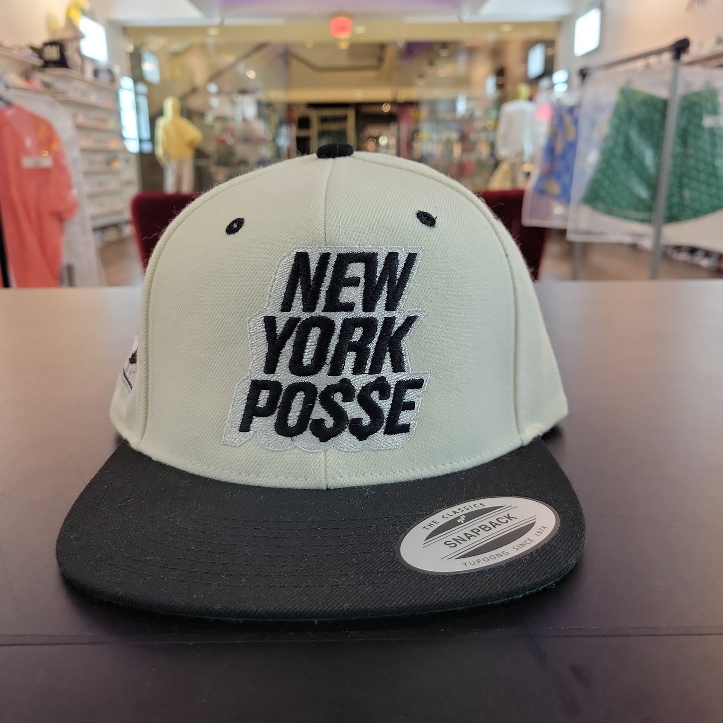 NY POSSE REVERSE WHITE DOME SNAPBACK PALISADES