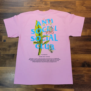 Anti Social Social Club Fiddleneck T-Shirt Candy Pink PALISADES