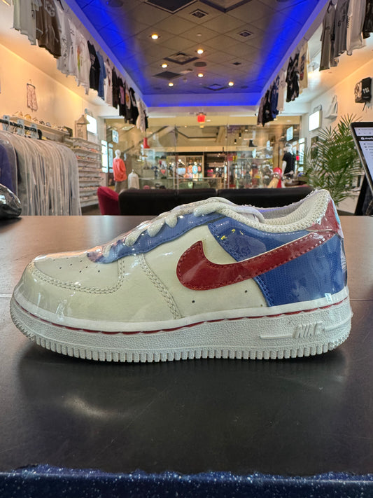 Nike Air Force 1 Low White/Blue/Red (TD) PALISADES