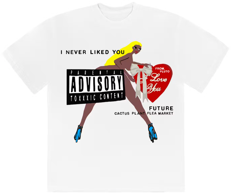 Cactus Plant Flea Market x Future Love You T-shirt White PALISADES