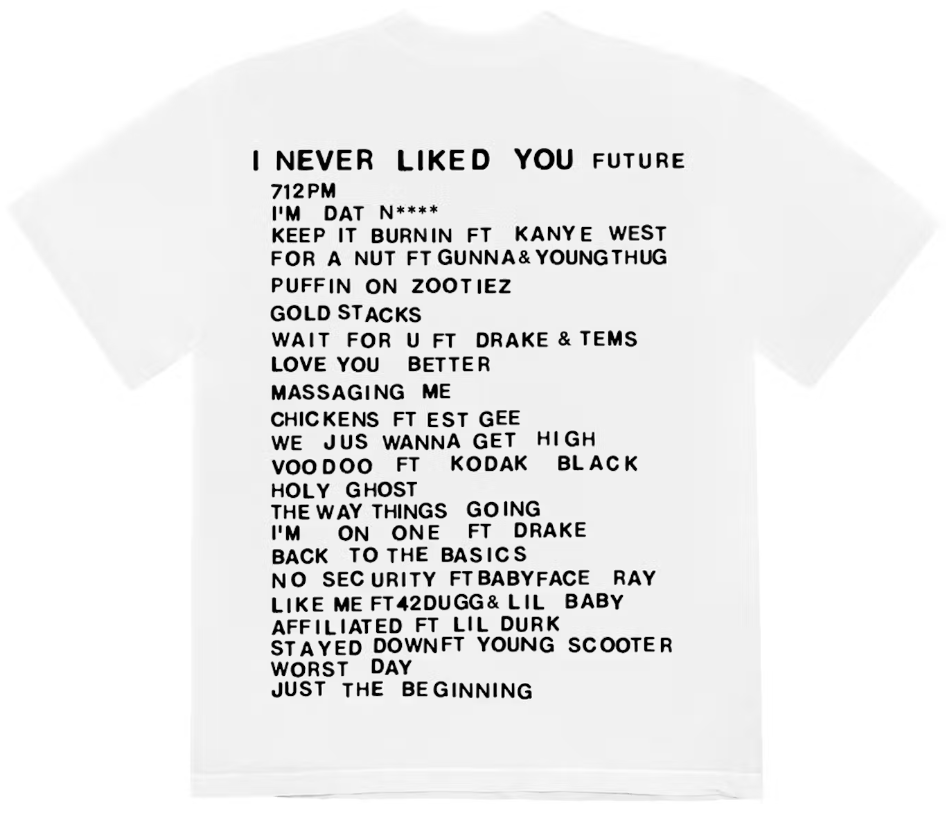 Cactus Plant Flea Market x Future Love You T-shirt White PALISADES