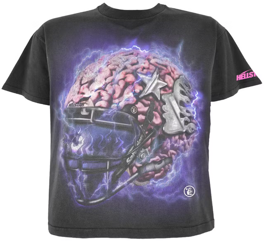 Hellstar Powered By The Star T-Shirt Black PALISADES