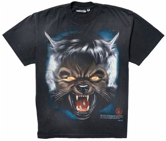 Hellstar Full Moon T-shirt Black PALISADES