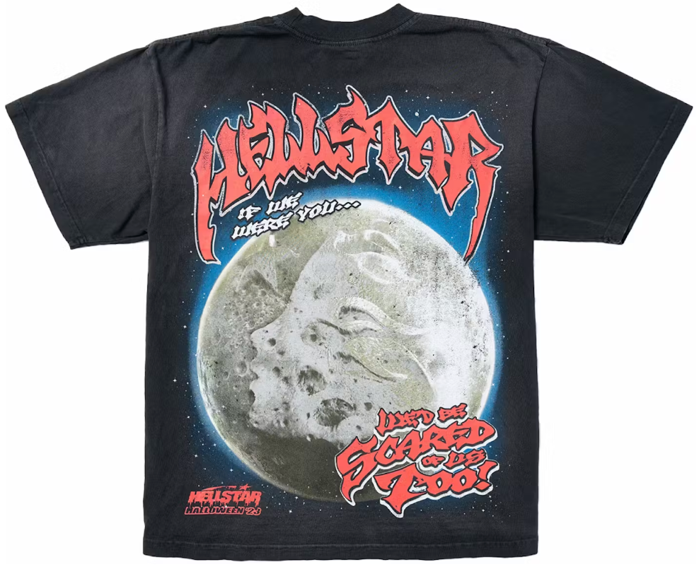 Hellstar Full Moon T-shirt Black PALISADES