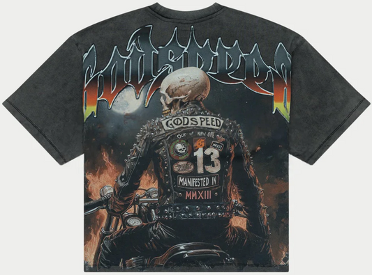 Godspeed Biker Nation (Black Wash) PALISADES