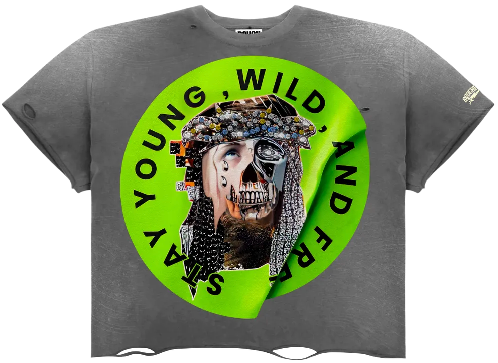 Rough Play Jesus Piece T-Shirt (GRN) PALISADES