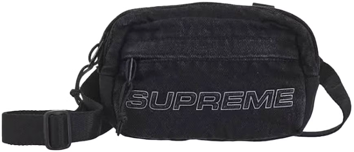Supreme Denim Mini Shoulder Bag Black PALISADES