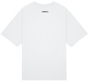 Fear of God Essentials Boxy T-Shirt Applique Logo White PALISADES