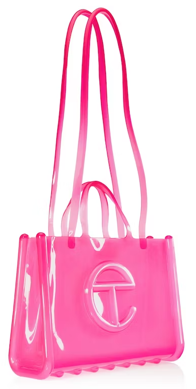 Telfar x Melissa Large Jelly Shopper Clear Pink PALISADES