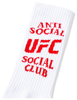 Anti Social Social Club x UFC White Socks PALISADES