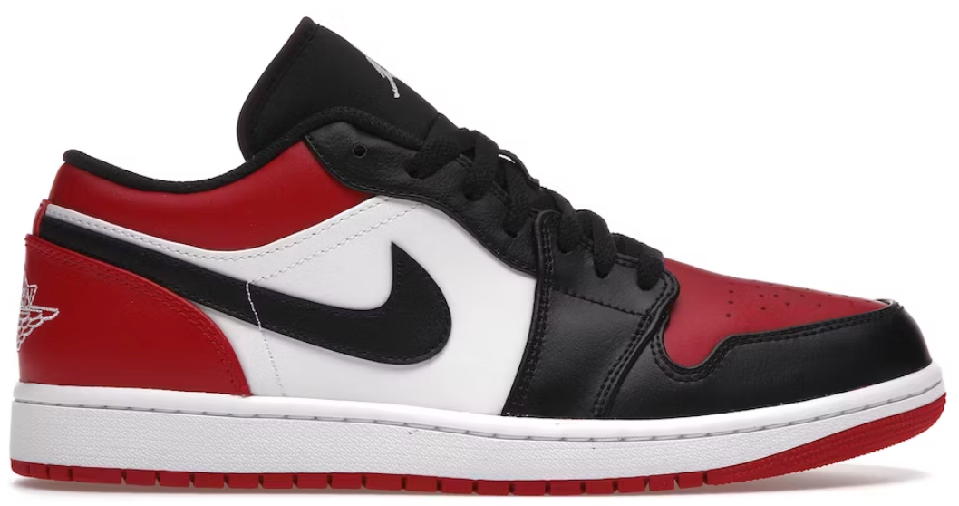 Jordan 1 Low Bred Toe AMERICAN DREAM