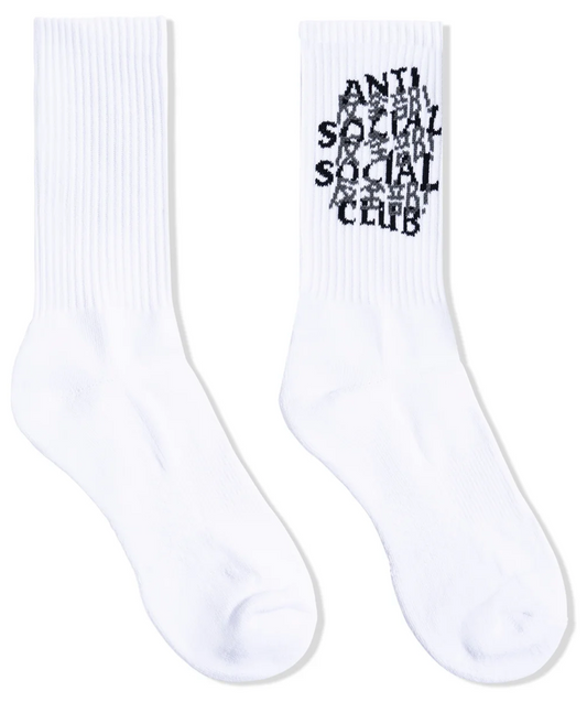Anti Social Social Club Kaburosai Socks White AMERICAN DREAM