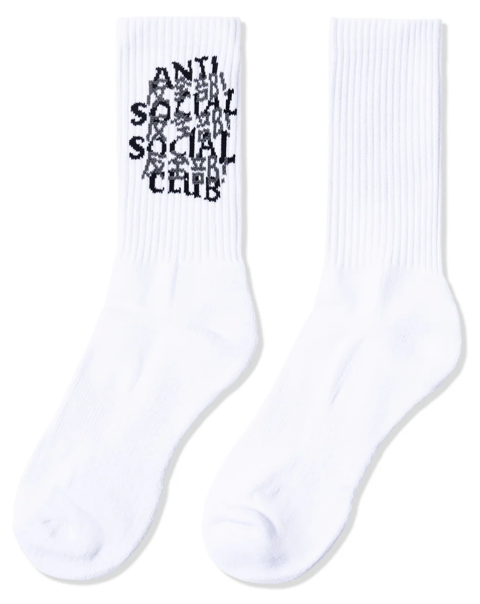 Anti Social Social Club Kaburosai Socks White AMERICAN DREAM