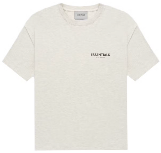 Fear of God Essentials Core Collection T-shirt Light Heather Oatmeal AMERICAN DREAM