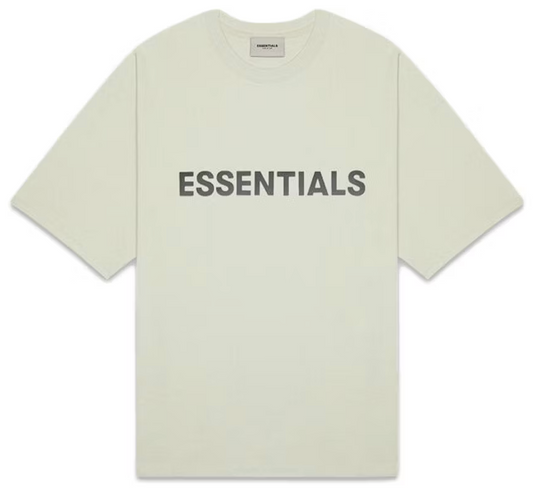 Fear of God Essentials Boxy T-Shirt Applique Logo Alfalfa Sage PALISADES