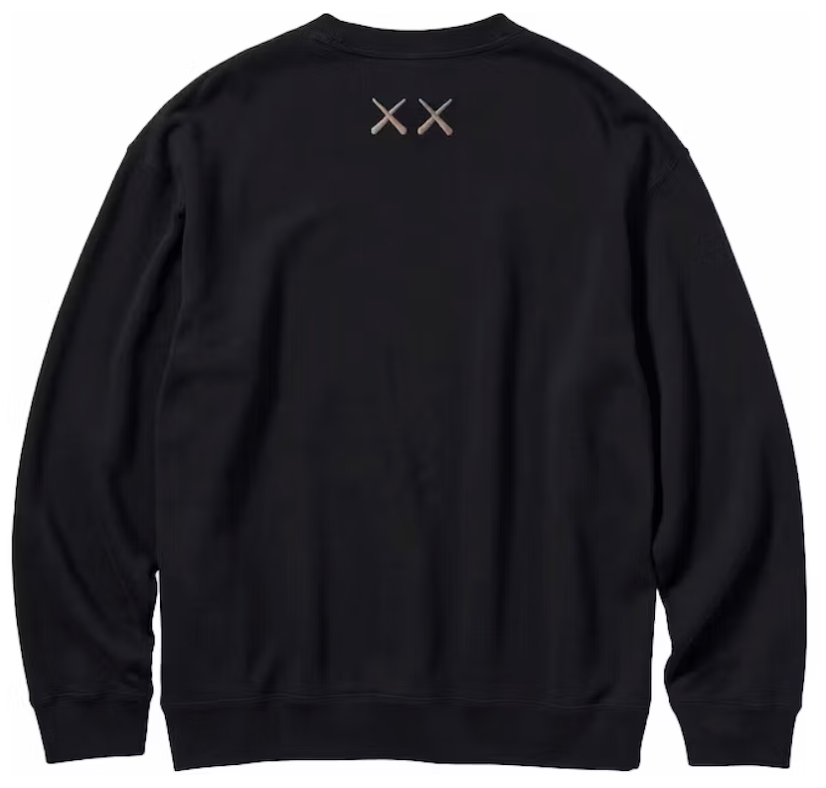 KAWS x Uniqlo Longsleeve Sweatshirt (US Sizing) Black PALISADES