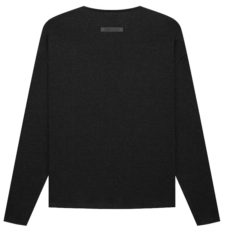 Fear of God Essentials Thermal L/S Henley Black PALISADES