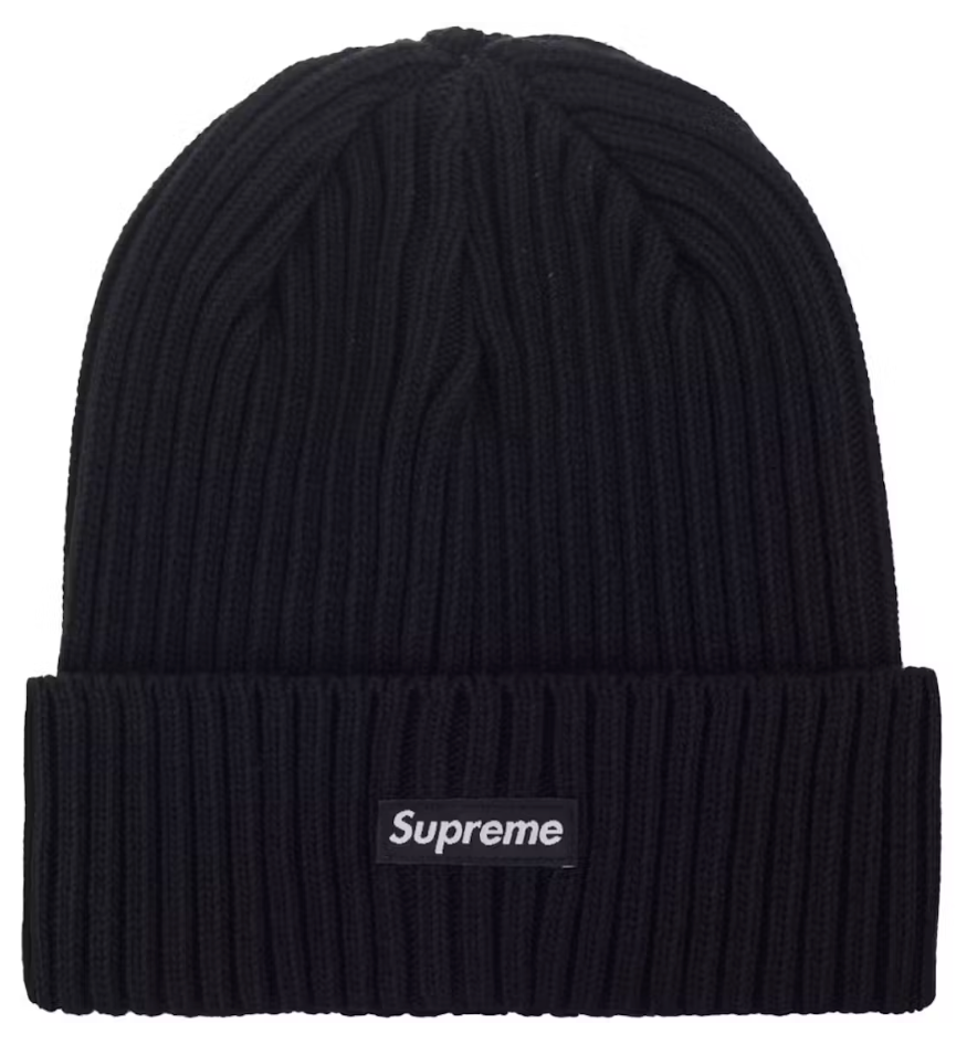 Supreme Overdyed Beanie (SS24) Black PALISADES