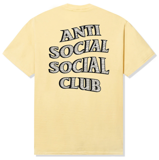 Anti Social Social Club Everything Is Just Fine Tee Daffodil Yellow AMERICAN DREAM