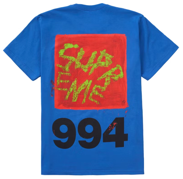 Supreme Paint Tee Royal Blue PALISADES