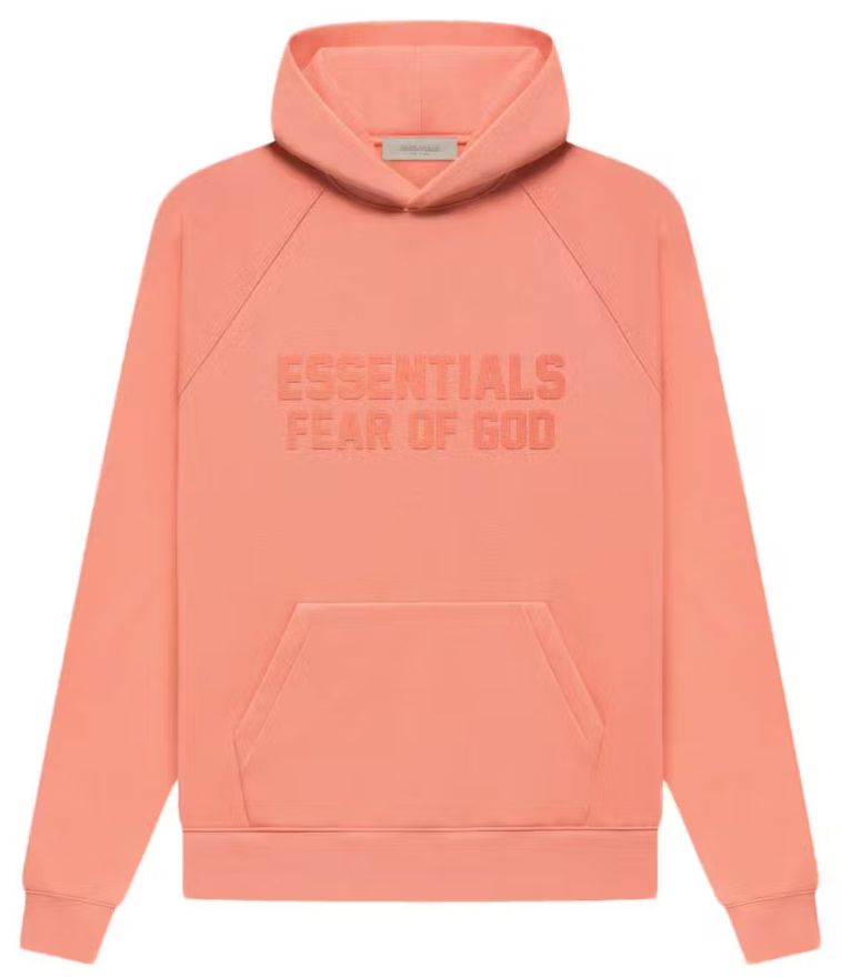 Fear of God Essentials Hoodie Coral AMERICAN DREAM