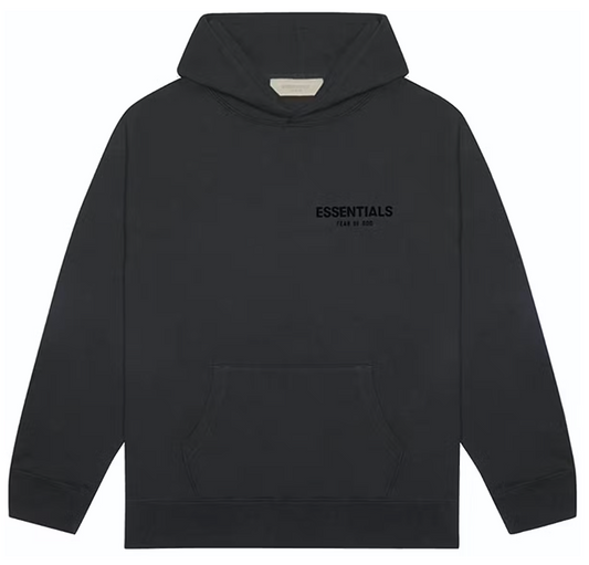 Fear of God Essentials Pullover Chest Logo Hoodie Stretch Limo/Black AMERICAN DREAM