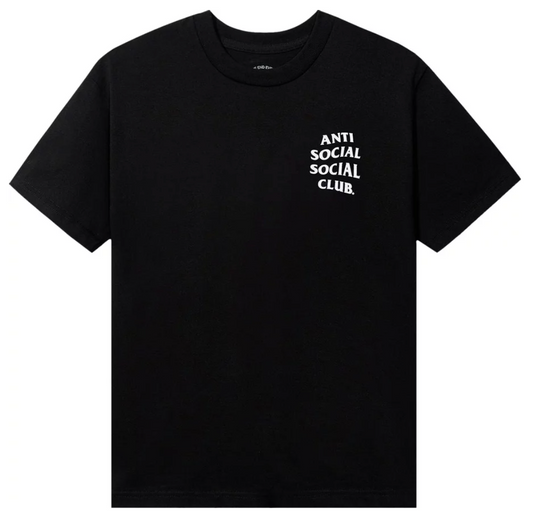 Anti Social Social Club Mind Games Black Tee PALISADES