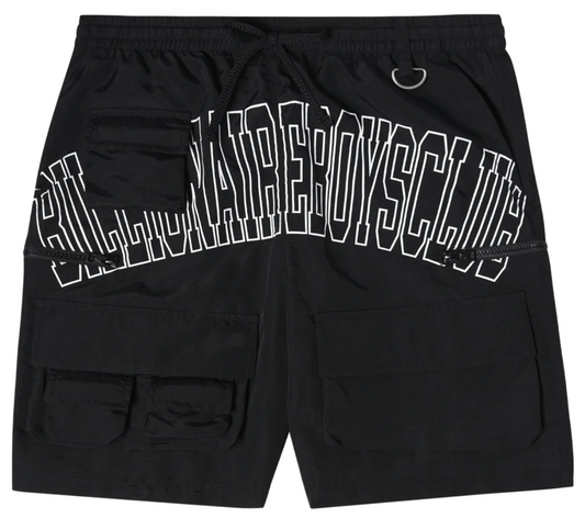 BILLIONAIRE BOYS CLUB WANDERER SHORTS BLACK PALISADES