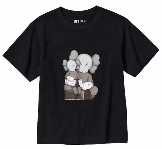 KAWS x Uniqlo Kids UT Short Sleeve Graphic T-shirt (US Sizing) Black PALISADES