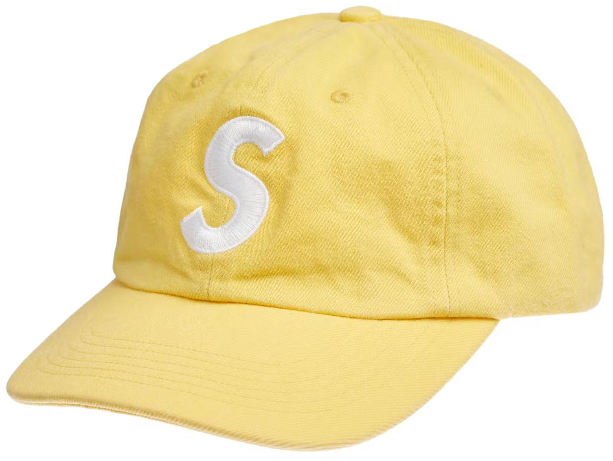 Supreme Kevlar Denim S Logo 6-Panel Yellow PALISADES