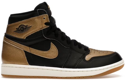 Jordan 1 Retro High OG Black Metallic Gold PALISADES