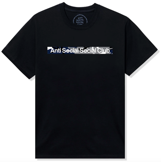 Anti Social Social Club Pay No Attention Tee Black PALISADES