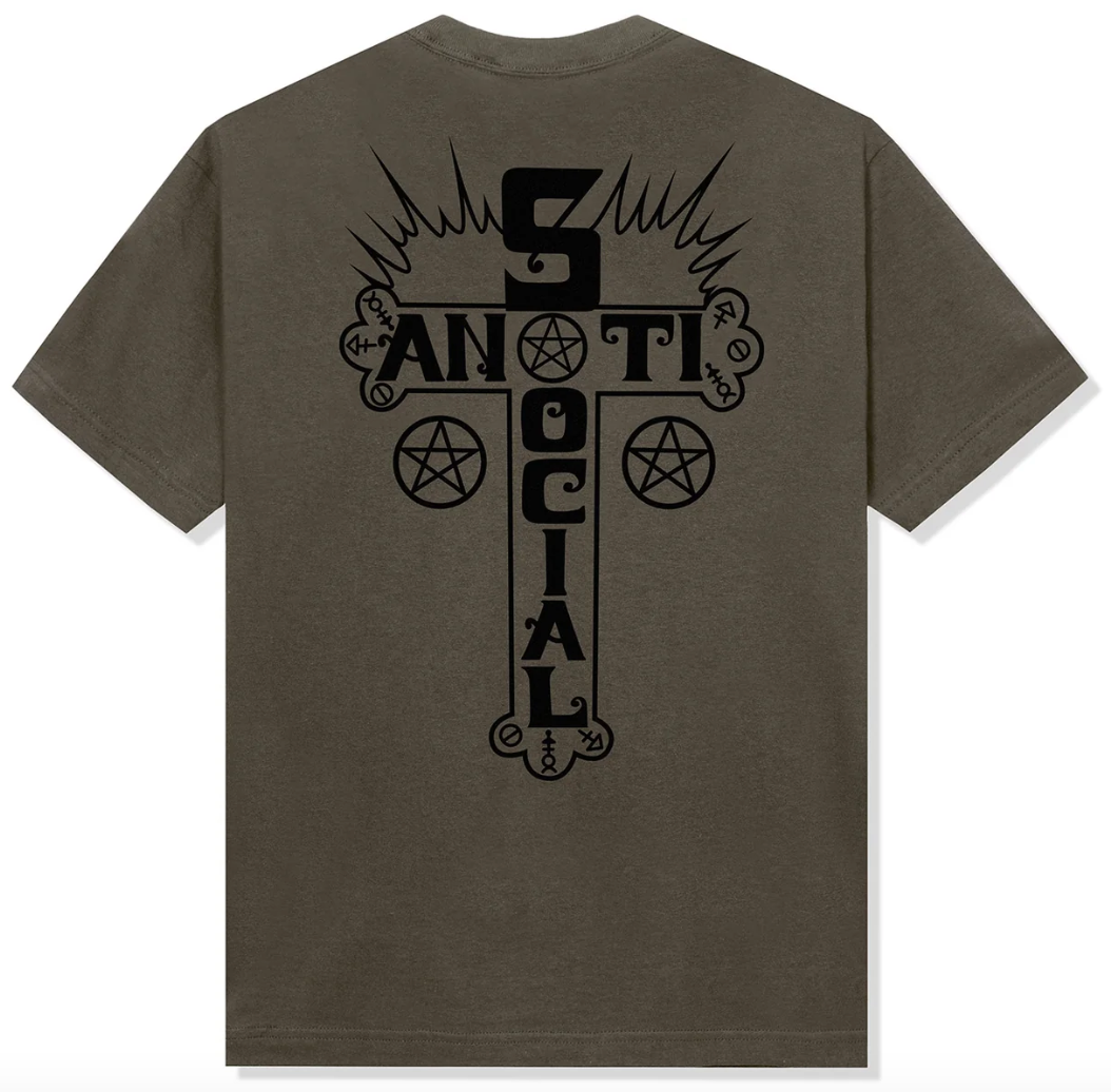 Anti Social Social Club Inferno Tee Dusty Brown PALISADES