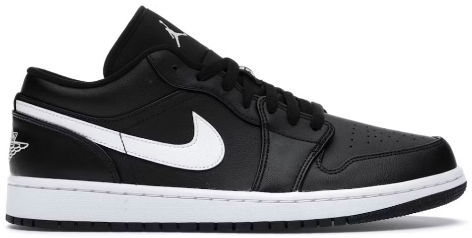 Jordan 1 Low Black White (Women's) PALISADES